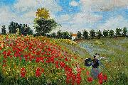 Claude Monet Poppy Field in Argenteuil oil painting on canvas